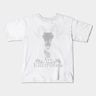 ASCii Savage Girl - Ave Electronica (Black) Kids T-Shirt